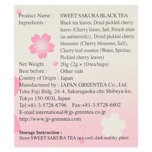 Sweet Sakura Black Tea