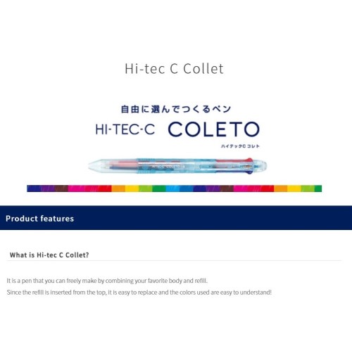 Pilot Hi-tec C Pen Holder 5 Color