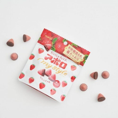 Meiji Apollo Strawberries Chocolate